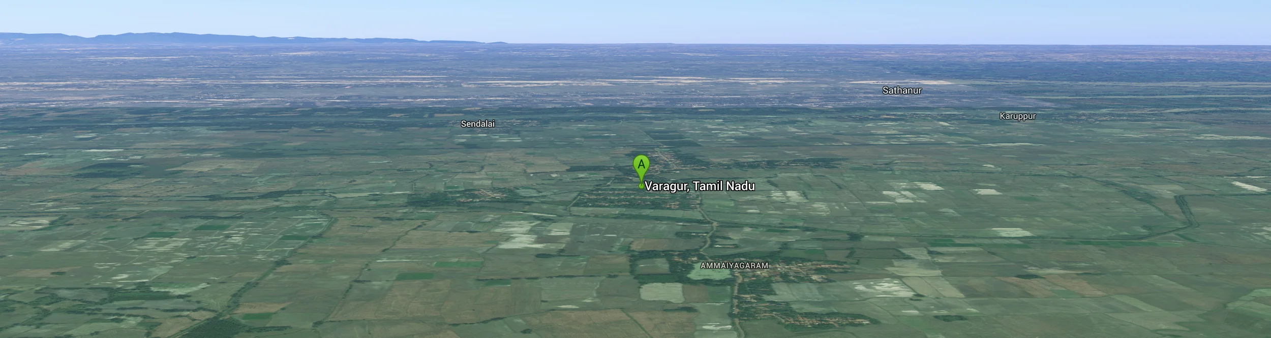 Aerial view near Varagur